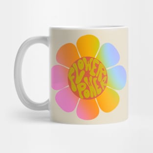 Flower power - rainbow flower Mug